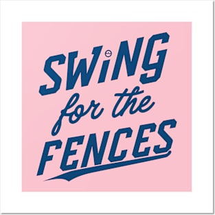 Swing for fences Baseball Posters and Art